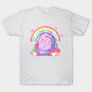 Rainbow backpack T-Shirt